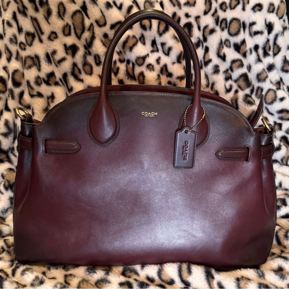 Coach Soft Empire 40 Carryall in Merlot - used 1x!